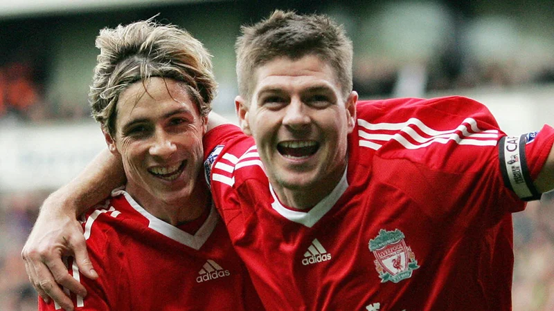 Steven Gerrard và Fernando Torres 